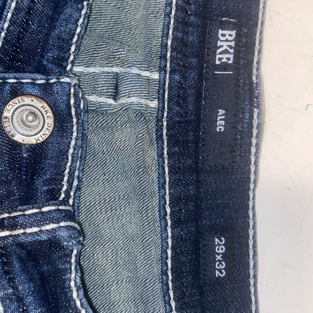 BKE Dark Blue Men's Jeans - Picture 2 of 3
